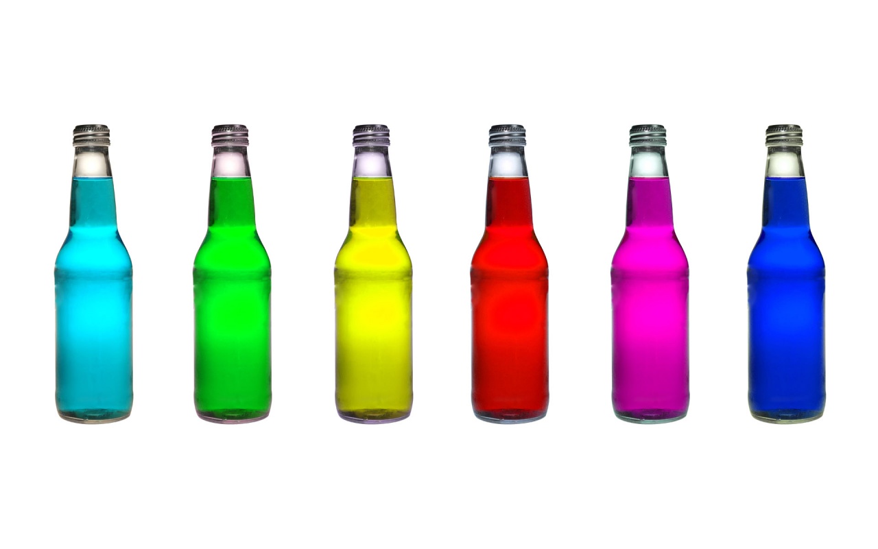 1280 Bottles Of Colorful Fluid